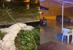 İzmir'de sağanak, dolu ve toz taşınımı