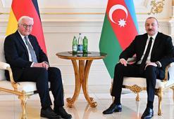 Azerbaycan Cumhurbaşkanı Aliyev, Almanya Cumhurbaşkanı Steinmeier ile görüştü