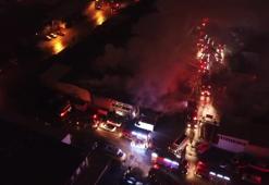 Bursa'da, oto yedek parça mağazasında çıkan yangın söndürüldü