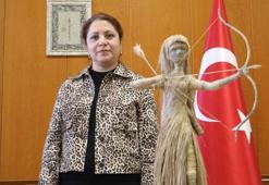 Kenevir liflerinden 'Amazon kadını'; 'Nazlı Saray' adı verildi