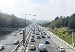 Fatih Sultan Mehmet Köprüsü'nde bayram dönüşü yoğunluğu başladı