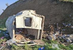 Diyarbakır'da minibüs yan yattı; 1 ölü, 1 yaralı