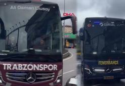 Trabzonspor ve Fenerbahçe kafileleri Kadıköy’de