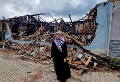 Evi yanan kadın: Evim 1 saat içinde yandı, bir şey yapamadık