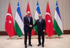 Özbekistan Cumhurbaşkanı Mirziyoyev, TBMM Başkanı Kurtulmuş’u kabul etti