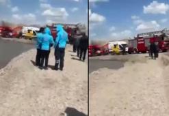 Kum ocağında çalışırken nehre düşen Mehmet, kayboldu