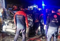 Freni boşalan kamyon önüne çıkan 6 araca çarptı: 8 yaralı