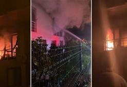 Tatil beldesindeki apart daire alev alev yandı: 1 kişi dumandan etkilendi