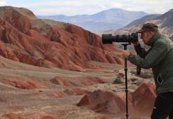 Erzurum'daki 'gökkuşağı tepeleri' doğa fotografçılarının ilgi odağı