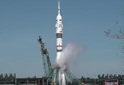 NASA astronotu ve iki Rus kozmonot ISS’e gönderildi