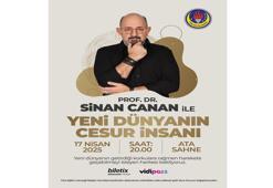 Prof. Dr. Sinan Canan, TED Ata Sahne’de izleyici ile buluşacak