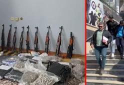 Haraç çetesinin cephaneliği ele geçirildi