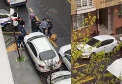 Kağıthane’de komşuların sigara izmariti kavgası: Taşlarla saldırıp polisin yanında birbirlerine girdiler