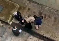 Üniversite öğrencisi 4 metre yükseklikten beton zemine düştü