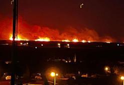 Göksu Deltası'nda sazlık yangını