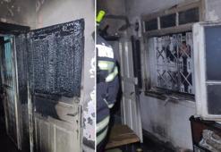 Müstakil ev yangında kullanılamaz hale geldi