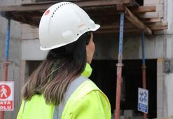 Şantiyenin tek kadın mühendisi