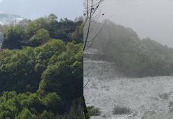 Kocaeli'de iki mevsim bir arada