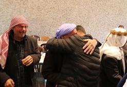 Husumetli aileler barışta gözyaşı döktü