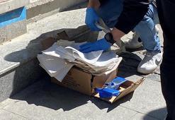 Fünye ile patlatılan kutudan kağıt çıktı