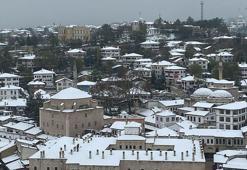 Safranbolu'da kar güzelliği