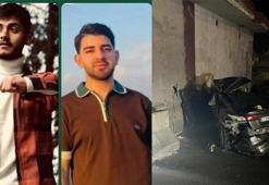 Duvara çarpan otomobildeki 2 kişi öldü