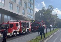 Beşiktaş’ta otel inşaatında çıkan yangın söndürüldü