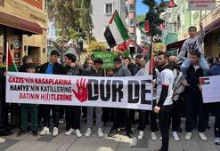 Ordu’da İsrail protestosu