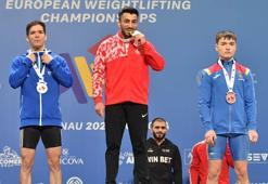 Avrupa Halter Şampiyonası'nda Harun Algül koparmada altın madalya kazandı