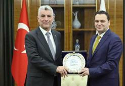 Bakan Bolat, EVFED Yönetim Kurulu Başkanı Kaplangı'yı kabul etti