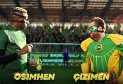 Çizimen ve Osimhen aynı reklamda buluştu