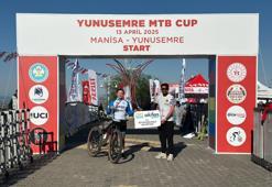 Milli sporcu Ekin Ereke, Dağ Bisikleti Yarışı’nda ikincilik elde etti