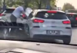 Ataşehir'de trafik kavgası: Aracı kavga ettiği kişinin üzerine sürmeye çalıştı