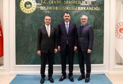 Bakan Kurum, Fenerbahçe Başkanı Ali Koç'u kabul etti