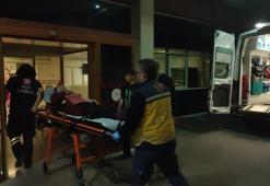 Sobadan çıkan gazdan etkilenen anne ile oğlu hastaneye kaldırıldı