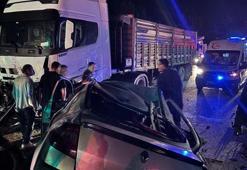 Adana’da refüjü aşıp karşı yöne geçen otomobil, kamyonla çarpıştı: 1 ölü, 1 yaralı