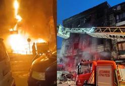 Başakşehir'de 4 katlı iş merkezinde yangın; 6 iş yeri ile 2 araç kullanılamaz hale geldi