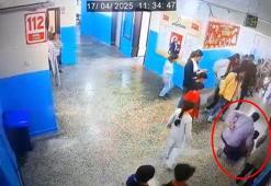 Dili boğazına kaçan öğrenciyi müdür yardımcısı kurtardı; o anlar kamerada