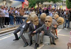 Adana'da Polonyalıların sokak tiyatrosu ilgi çekti