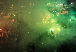 Kocaelispor'un 16 yıl sonra Süper Lig’e yükselmesi coşkuyla kutlandı