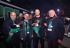 Süper Lig’i garantileyen Kocaelispor’a coşkulu karşılama