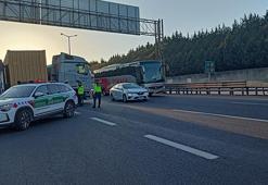TEM Otoyolu İzmit geçişinde zincirleme kaza; 2 şerit ulaşıma kapandı