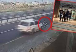 Yola kapan atan polise otomobiliyle çarpan kaçakçılık şüphelisi ile 2 iş birlikçisi tutuklandı