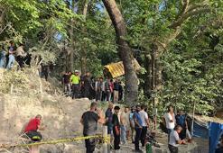 Hatay'da freni arızalanan kamyon şelale bölgesine düştü: 1 ölü, 1 yaralı