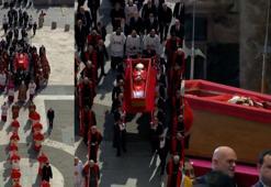 Papa’nın tabutu Aziz Petrus Bazikilikası'na taşınıyor