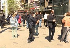 Taksim’de depremi hissedenler Gezi Parkı’na akın etti