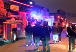 Sancaktepe'de oto galericiler sitesinde yangın