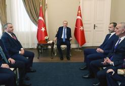 Cumhurbaşkanı Erdoğan, UEFA Başkanı Aleksander Ceferin’i kabul etti