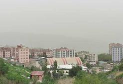Şırnak'ta toz taşınımı etkili oldu