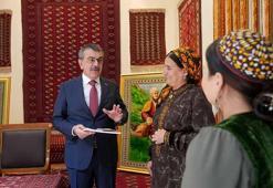 Bakan Tekin, Türkmenistan'da temaslarına devam ediyor